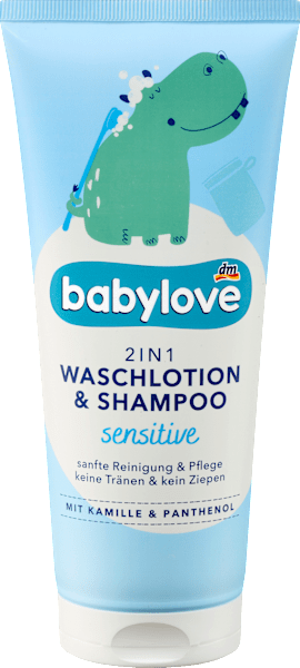 mycí emulze a šampon 2 v 1 Sensitive, 200 ml