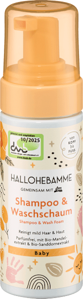 Baby šampon & mycí pěna, 150 ml