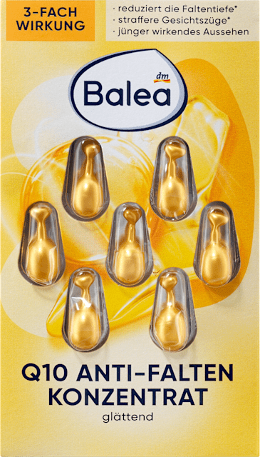 Balea capsules Q10 Anti-rides, 7 pcs - by Hana Beauty