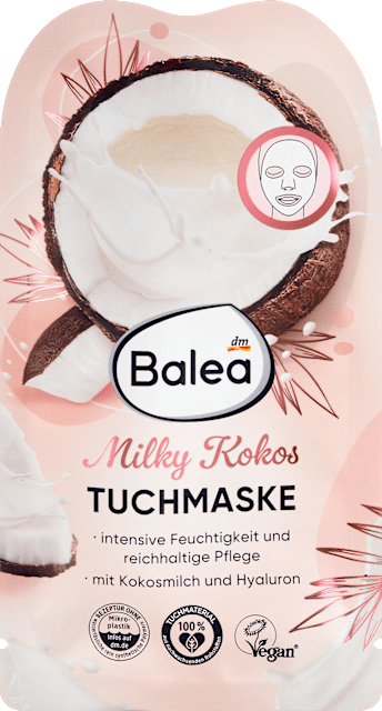 Balea masque visage au lait de coco - by Hana Beauty
