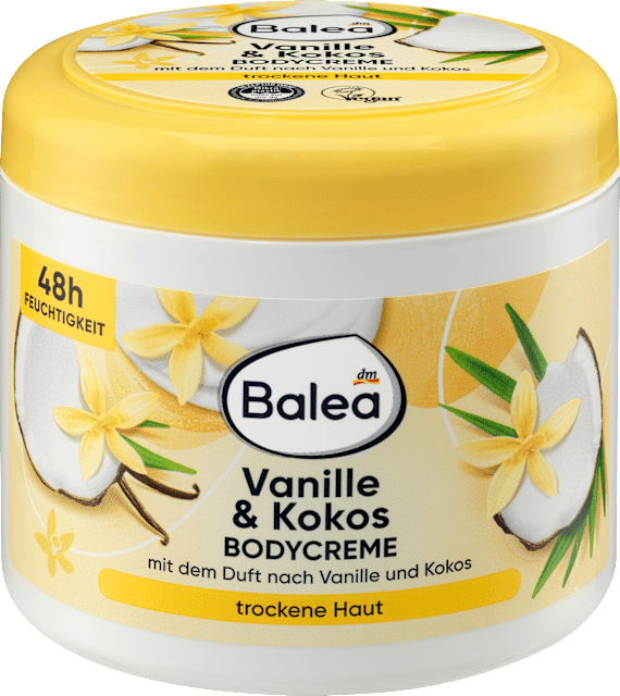 Balea Crème pour le corps Vanille & Coco, 500 ml - by Hana Beauty