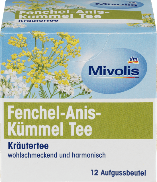 Mivolis Infusion fenouil-anis-carvi (12 sachets) - by Hana Beauty