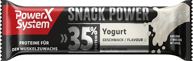 35%, Snack Power Yogurt Geschmack