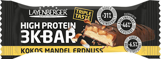 3K Bar High Protein 32%, Peanut Almond Coconut Triple