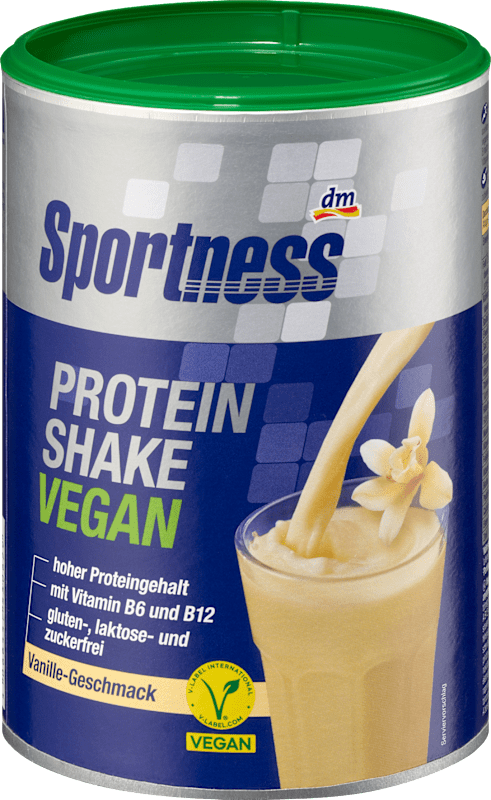 Sportness Protein Shake Vegan Vanille Proteinpulver