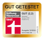 Stiftung Warentest
Gut (2,2)
Sonicare Series 3100 HX3673/13
Ausgabe 12/2024
www.test.de