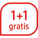 1+1 gratis logo