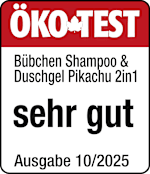 Bübchen Shampoo und Duschgel Pikachu 2in1 sehr gut Ausgabe 10/2025 