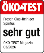 ÖKO TEST Frosch Glas-Reiniger Spiritus sehr gut ÖKO-TEST Magazin 03/2026
