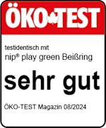 Ökotest testidentisch mit nip play green Beißring sehr gut Öko-Test Magazin 08/2024