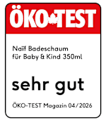 Ökotest Naif Badeschaum für Baby und Kind 350 ml sehr gut Ökotest-Magazin 04/2026