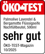 Öko-Test Palmolive Lavendel & Bergamotte Flüssigseife Nachfüllbeutel, 500 ml sehr gut ÖKO-TEST-Magazin 10/2025