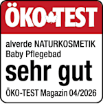 Öko Test alverde Naturkosmetik Baby Pflegebad sehr gut Ökotest-Magazin 04/2026