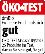 Ökotest dmBio Erdbeere Fruchtaufstrich gut
