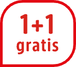1+1 gratis logo