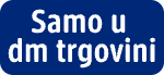 Samo u dm trgovini Logo