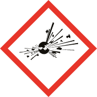 Avertisment de pericol: pericol de explozie.