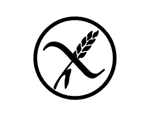 Glutenfrei-Symbol ‚Durchgestrichene Ähre‘
