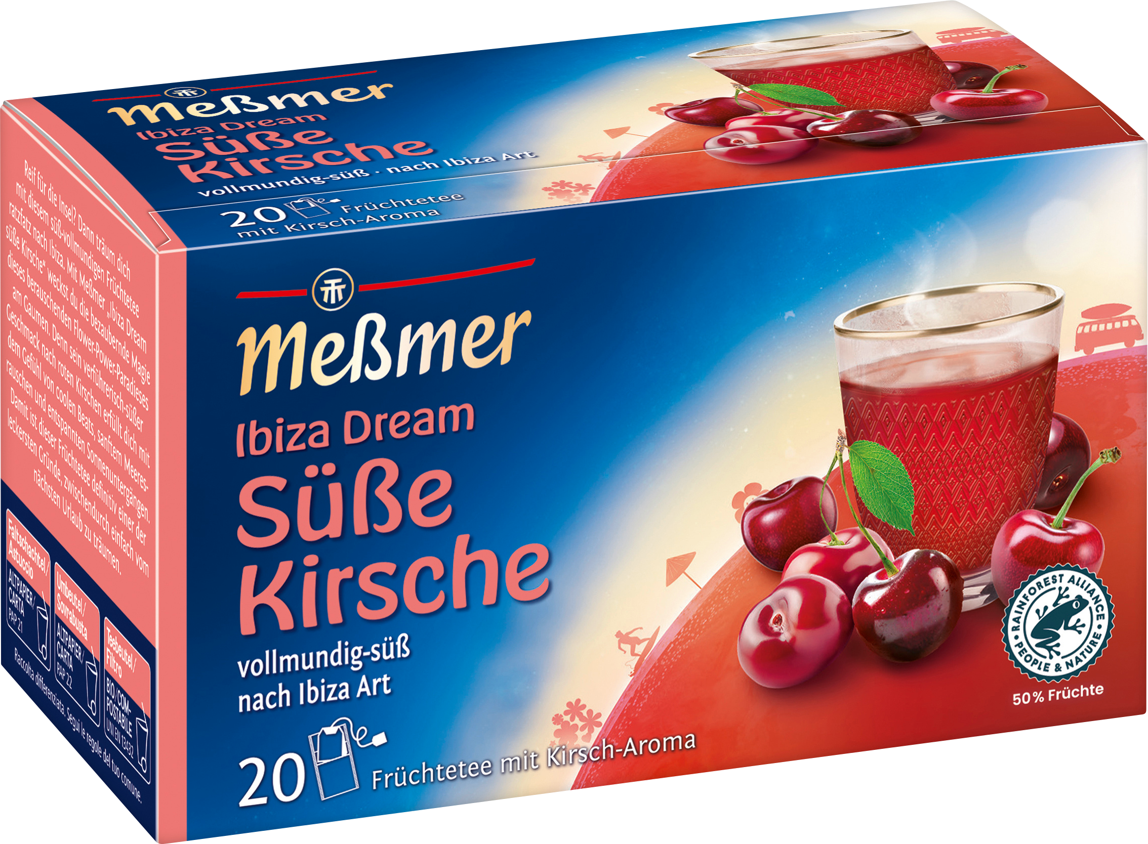 Früchtetee, Süße Kirsche 'Ibiza Dream' (20 x 2,5g)