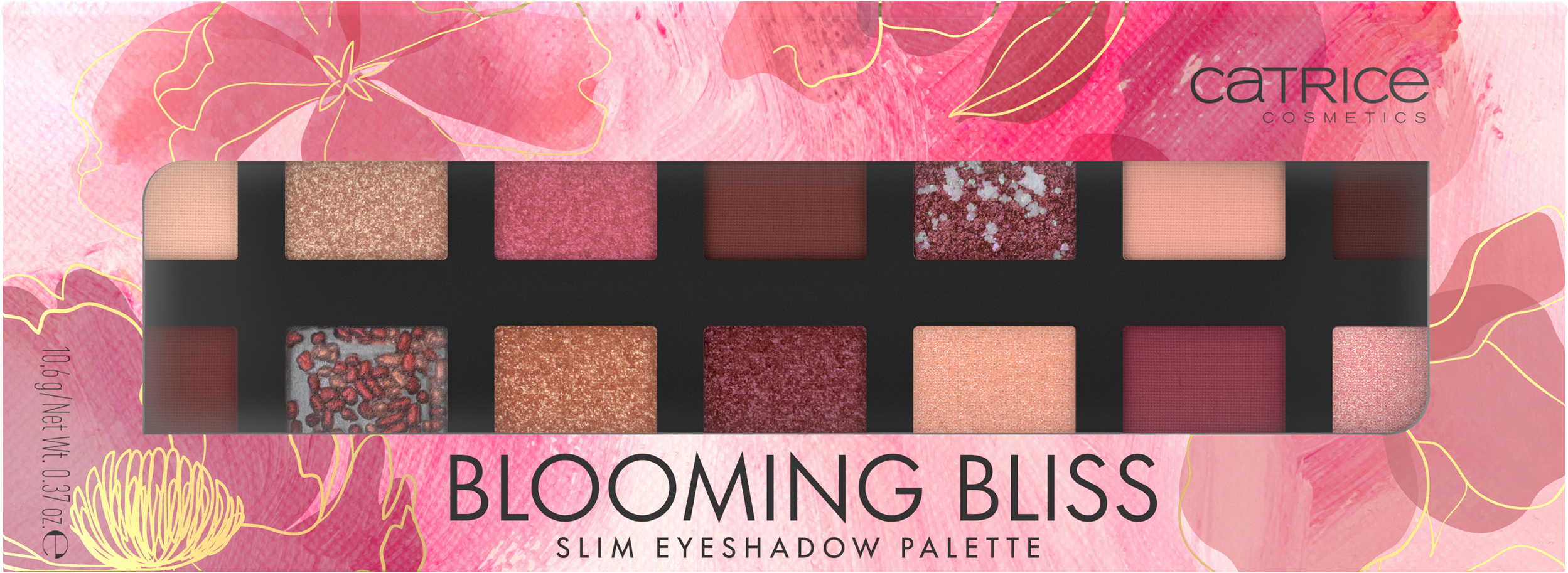 Lidschatten Palette Blooming Bliss Slim 020 Colors of Bloom