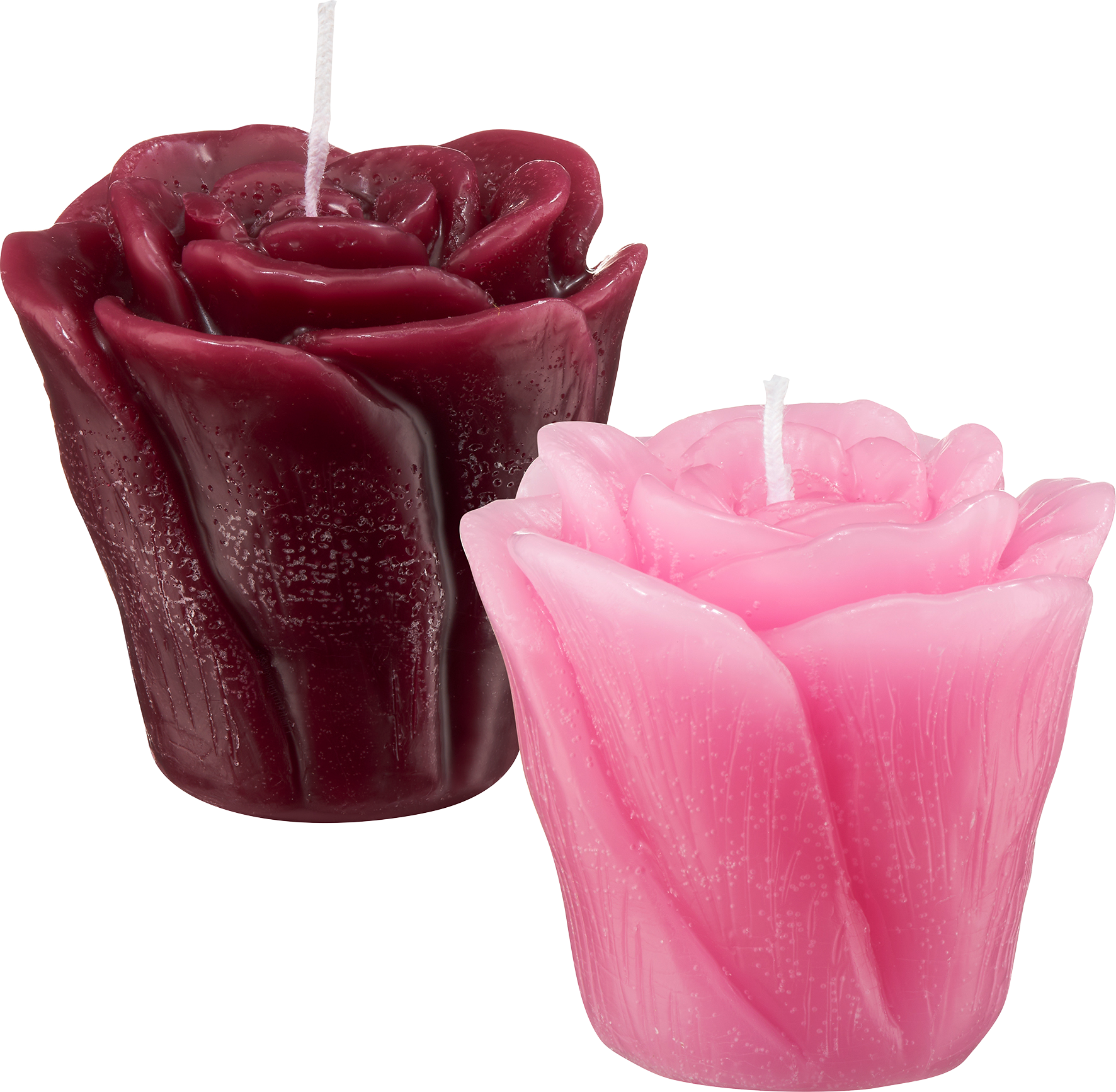 Kerze Rose 
