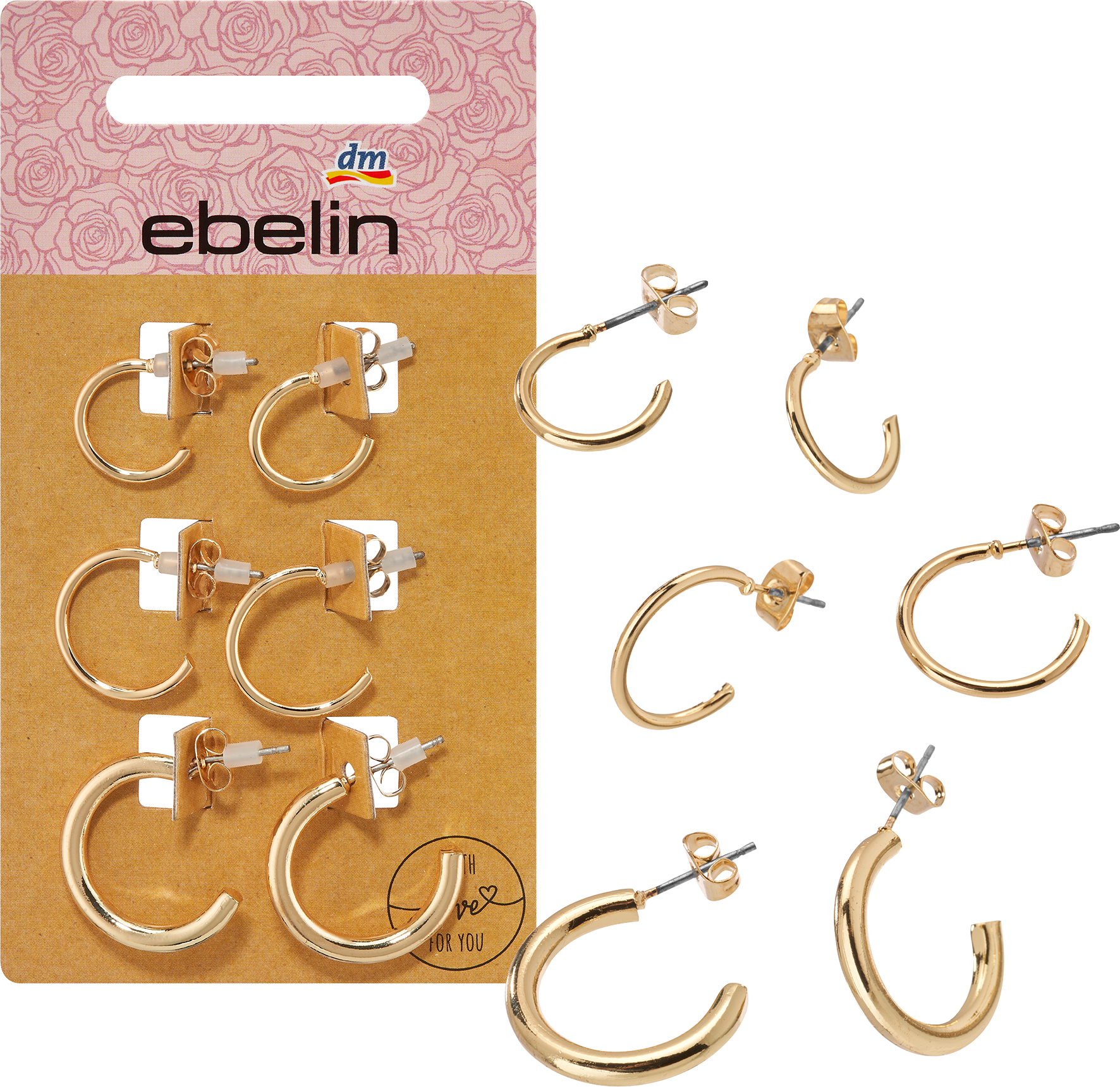 Creolen Gold-Optik