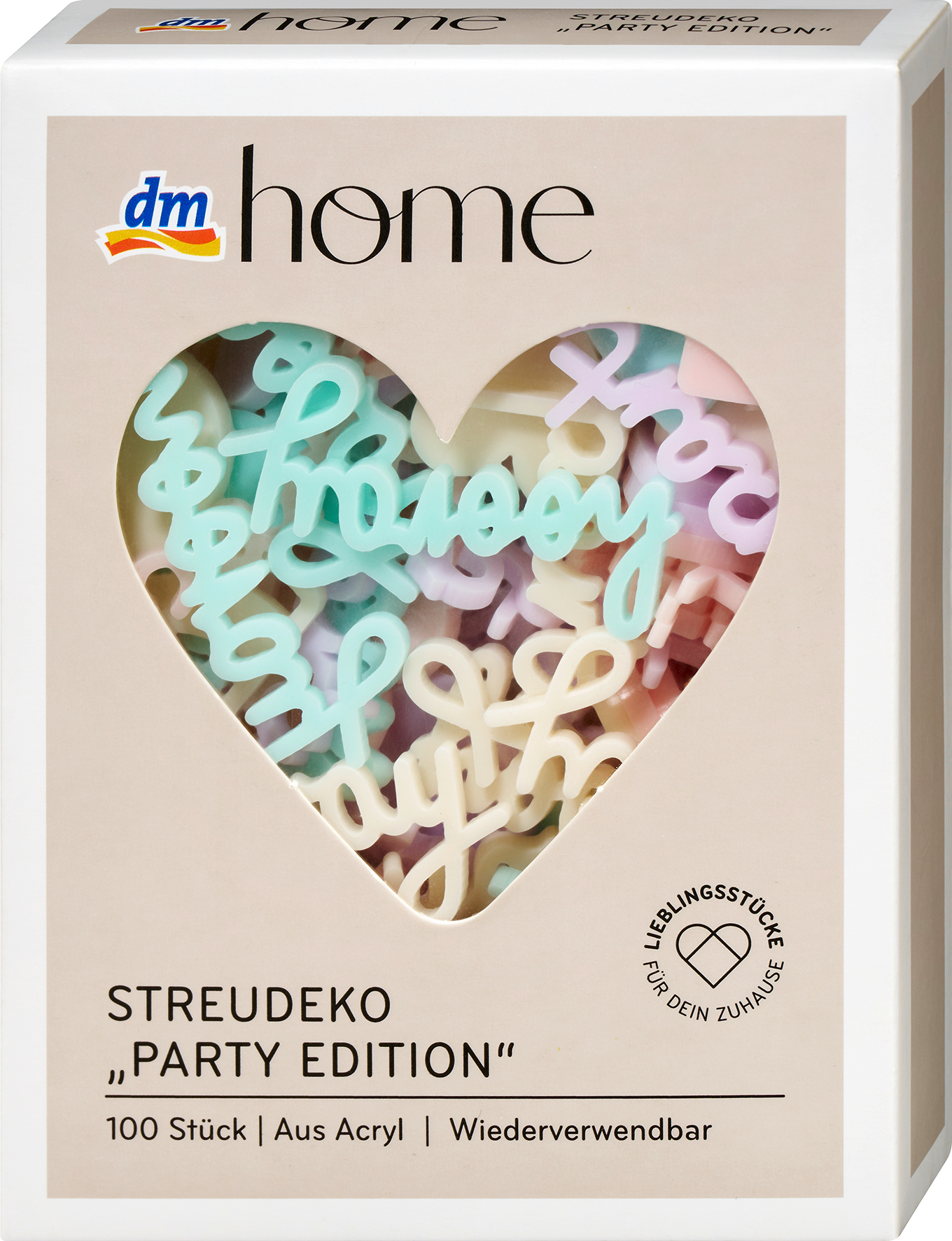 Streudeko "Party Edition" 100tlg, mehrfarbig