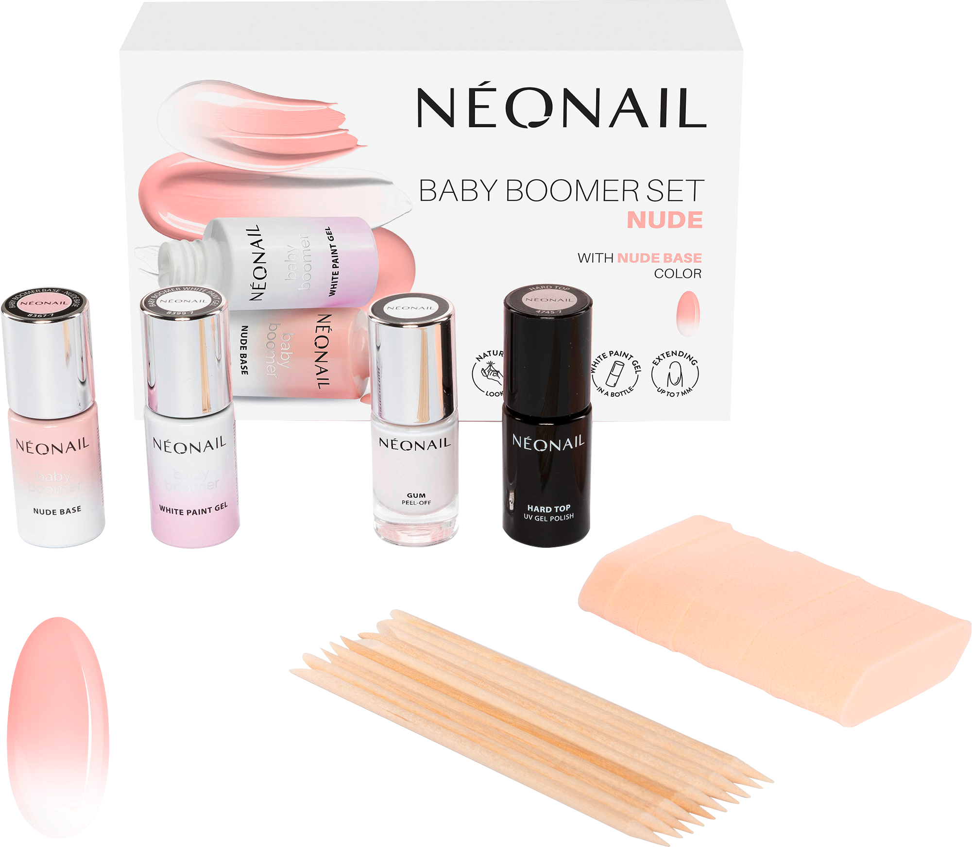 UV Manikürenset Baby Boomer Nude