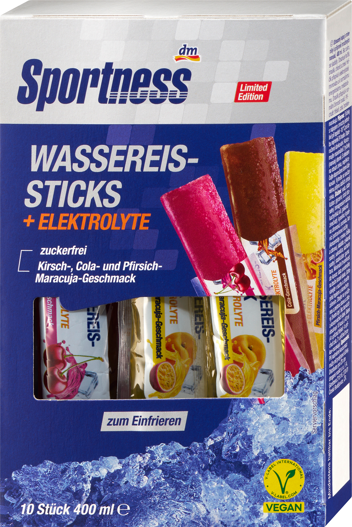 Sportness Wassereis-Sticks + Elektrolyte bei DM kaufen