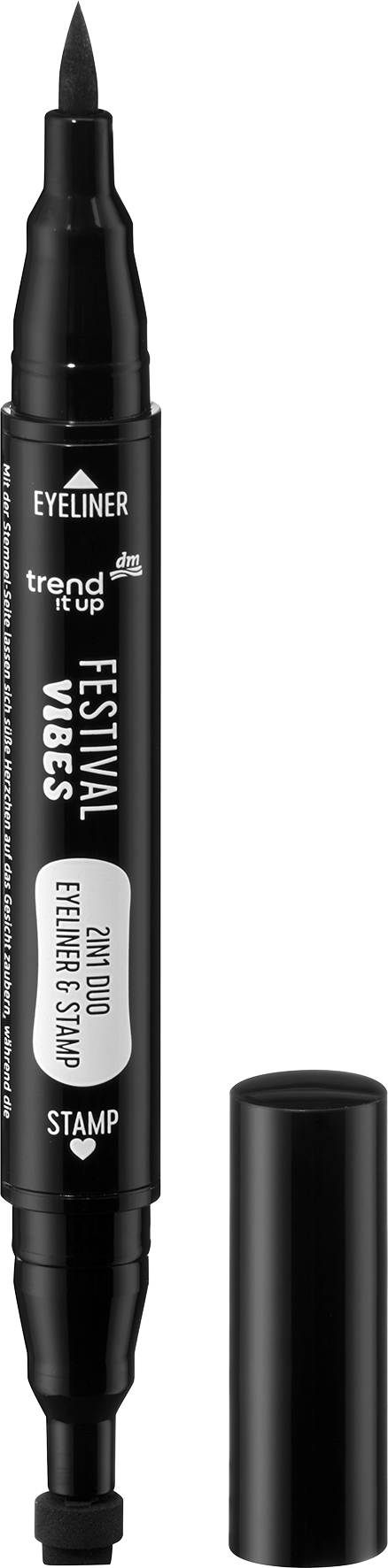 Eyeliner & Body Stamp Herz Festival Vibe
