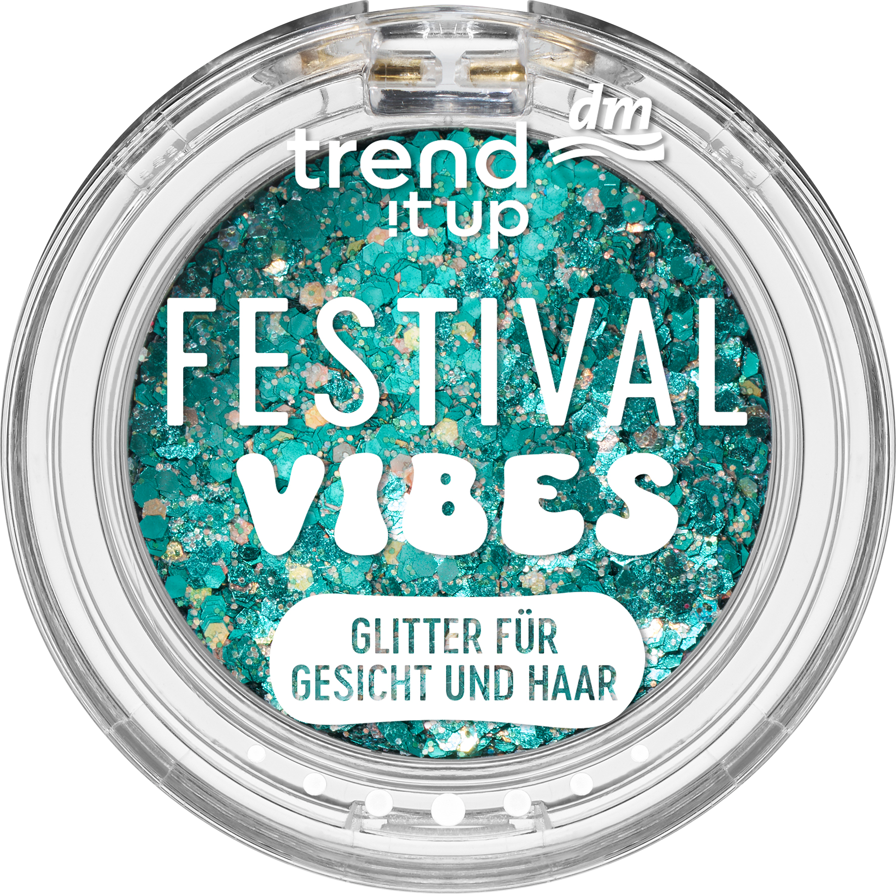 Glitter Topper Festival Vibes 060 Grün