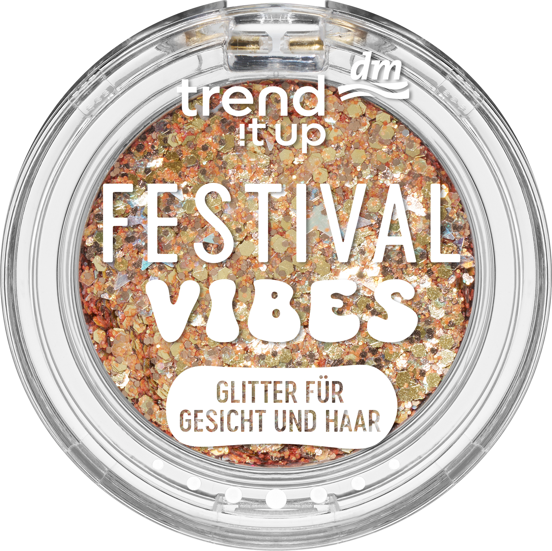 Glitter Topper Festival Vibes 050 Gold