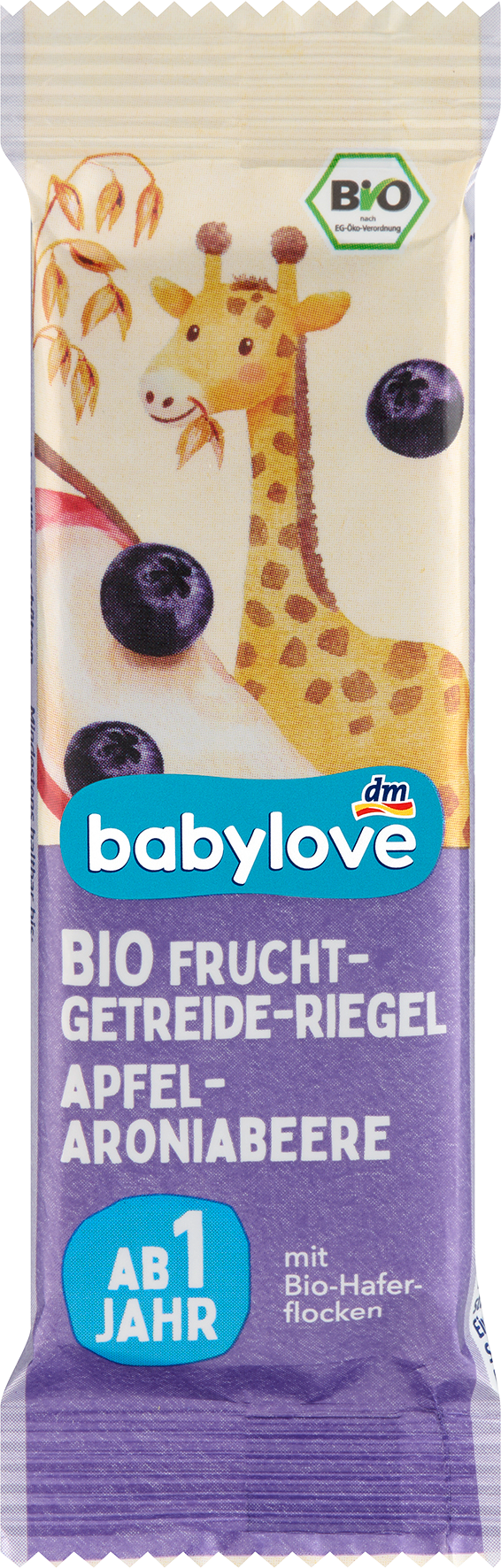 منتجات متنوعة من babylove — Frucht-Getreide-Riegel Apfel-Aroniabeere ab 1 Jahr