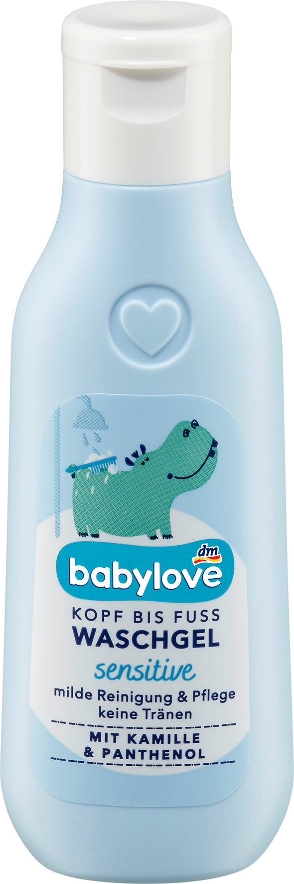 الأطفال والرضع من babylove — Waschgel Kopf bis Fuß sensitive, Reisegröße